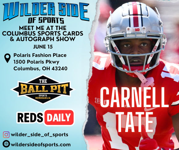 CARNELL TATE OHIO STATE - AUTOGRAPH TICKET - 6/15 - COLUMBUS
