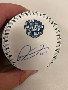 REDS ALEXIS DIAZ AUTOGRAPHED OMLB - ALL STAR GAME  BASEBALL -