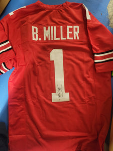 Braxton Miller signed ohio state custom jersey