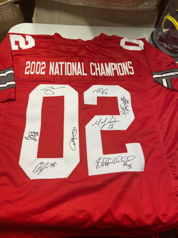 CYBER MONDAY - 02 OHIO STATE CHAMP SIGNED JERSEY