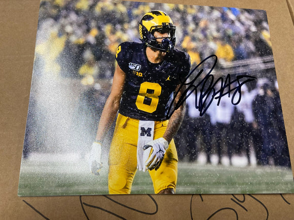 RONNIE BELL signed michigan 8x10 photo