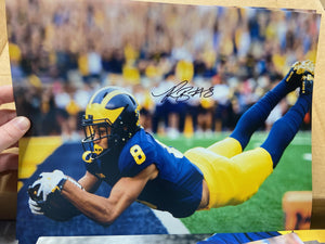 RONNIE BELL signed michigan 11X14 photo
