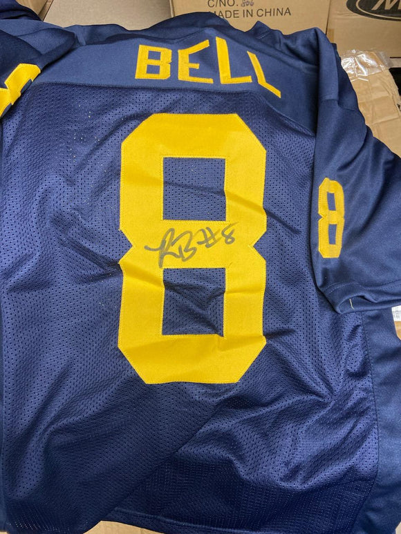 RONNIE BELL signed michigan custom jersey