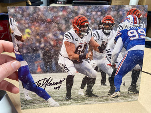 TED KARRAS SIGNED BENGALS 8x10 PHOTO